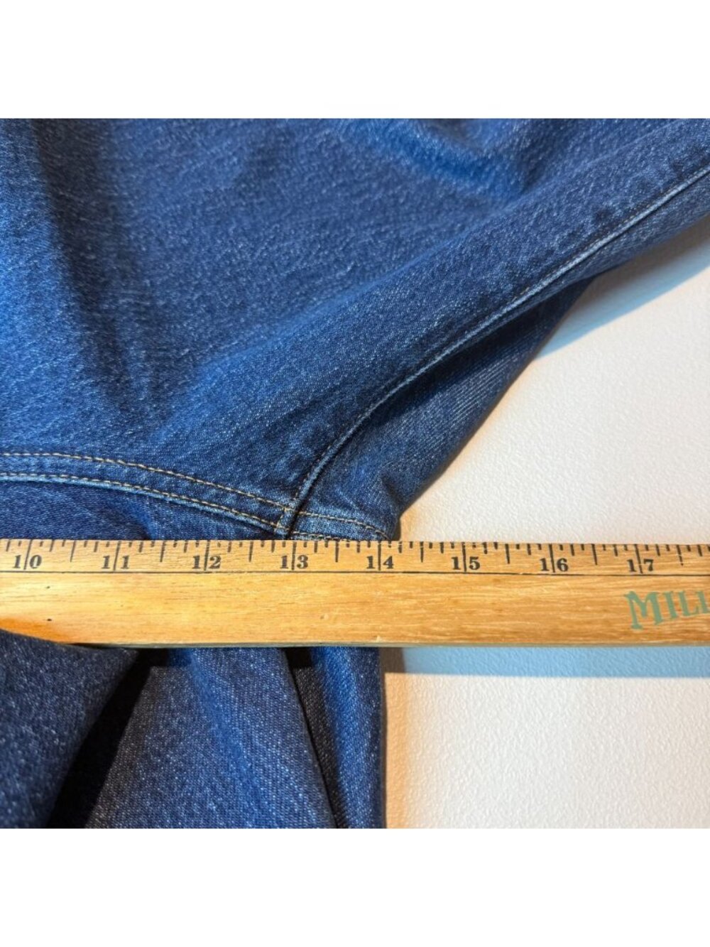 J Crew Women 32 Slim Wide Leg Jean Dark Wash Denim Minimalist Everyday Casual - Picture 9 of 12